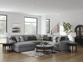 Best Deals Furniture - Ashley Furniture - Bealton 5-Piece Sectional with Chaise - RAF 5-Piece Sectional with Chaise - 61305S8