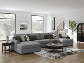 Best Deals Furniture - Ashley Furniture - Bealton 4-Piece Sectional with Double Chaise - RAF 4-Piece Sectional with Double Chaise - 61305S9