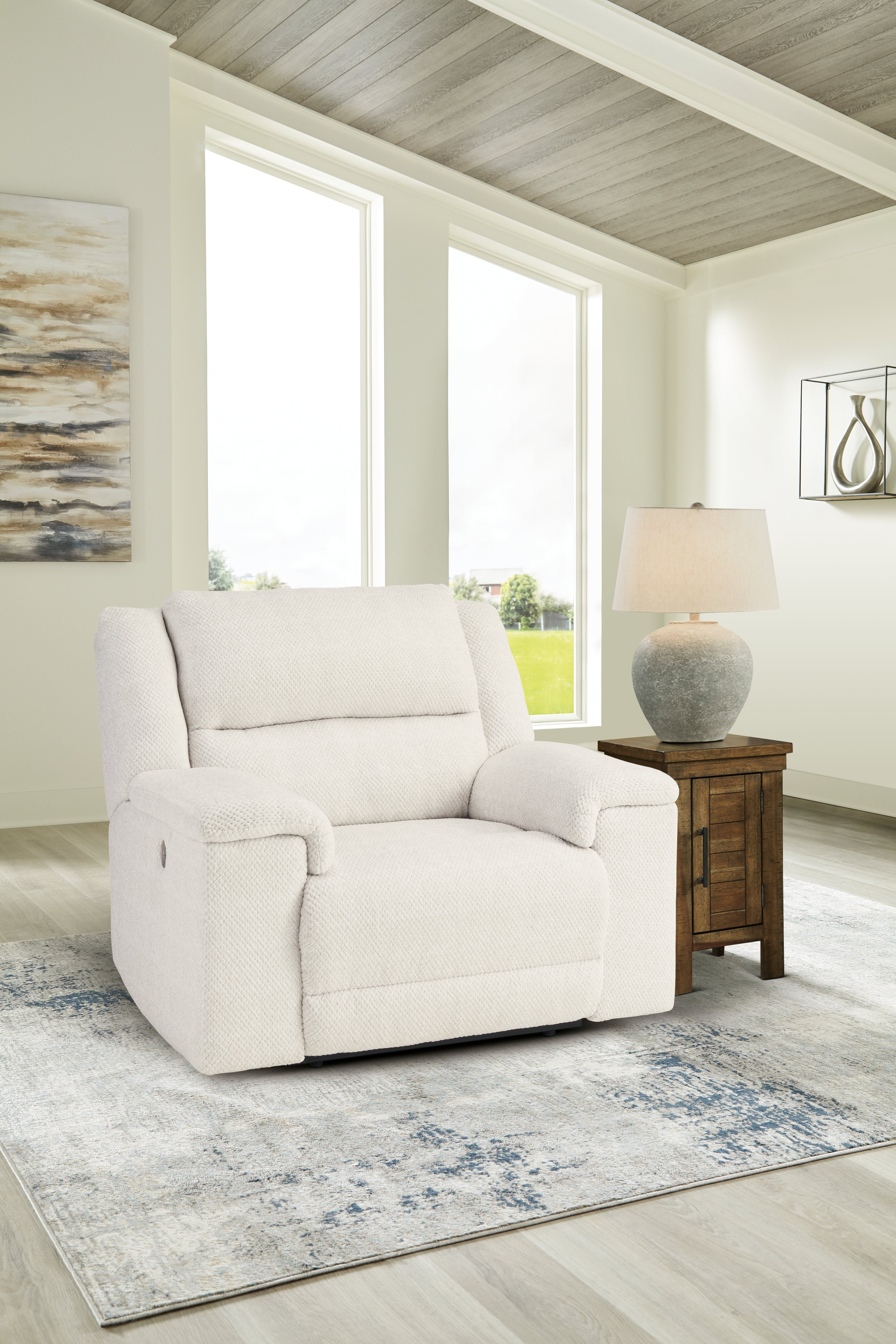 Best Deals Furniture - Ashley Furniture - Keensburg Oversized Power Recliner - Wide Seat Power Recliner - 6180782