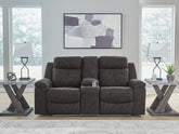 Best Deals Furniture - Ashley Furniture - Brysonview Reclining Loveseat with Console - DBL Rec Loveseat w/Console - 6360594