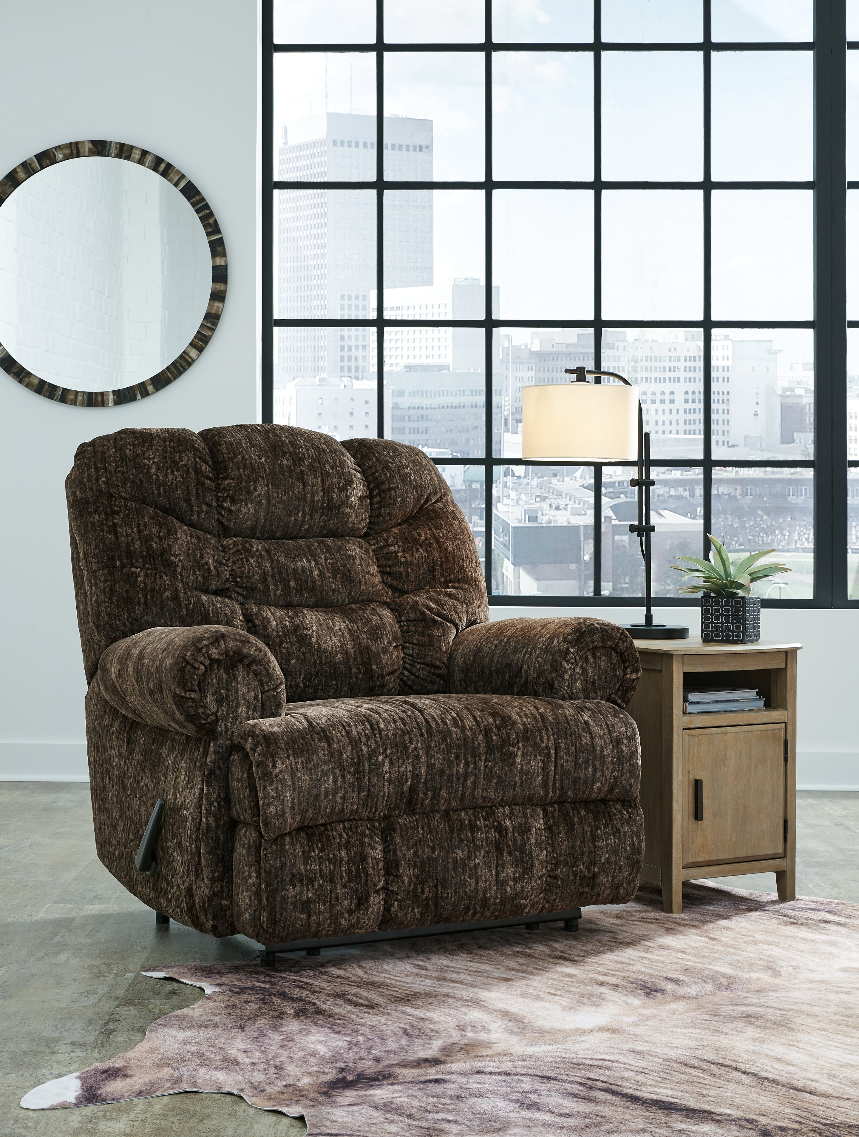 Best Deals Furniture - Ashley Furniture - Movie Man Recliner - Zero Wall Recliner - 6380229