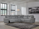 Best Deals Furniture - Ashley Furniture - ModMax II 5-Piece Power Reclining Sectional - 5-Piece Power Reclining Sectional - 65906S8