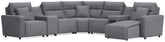 Best Deals Furniture - Ashley Furniture - Modmax II 7-Piece Power Reclining Sectional with Chaise and Audio System - 7-Piece Power Reclining Sectional with Chaise and Audio System - 65906S45