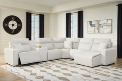 Best Deals Furniture - Ashley Furniture - Modmax II 6-Piece Power Reclining Sectional with Chaise and Console - 6-Piece Power Reclining Sectional with Chaise and Console - 65907S6