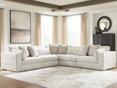 Best Deals Furniture - Ashley Furniture - Ashbourne Estate 5-Piece Sectional - RAF 5-Piece Sectional - PC66004S17