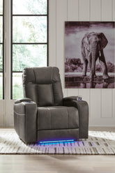 Best Deals Furniture - Ashley Furniture - Feazada Power Recliner - PWR Recliner/ADJ Headrest - 6620513