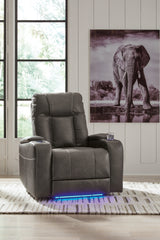 Best Deals Furniture - Ashley Furniture - Feazada Power Recliner - PWR Recliner/ADJ Headrest - 6620513