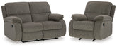 Best Deals Furniture - Ashley Furniture - Scranto Reclining Loveseat and Recliner - Reclining Loveseat and Recliner - 66502U2