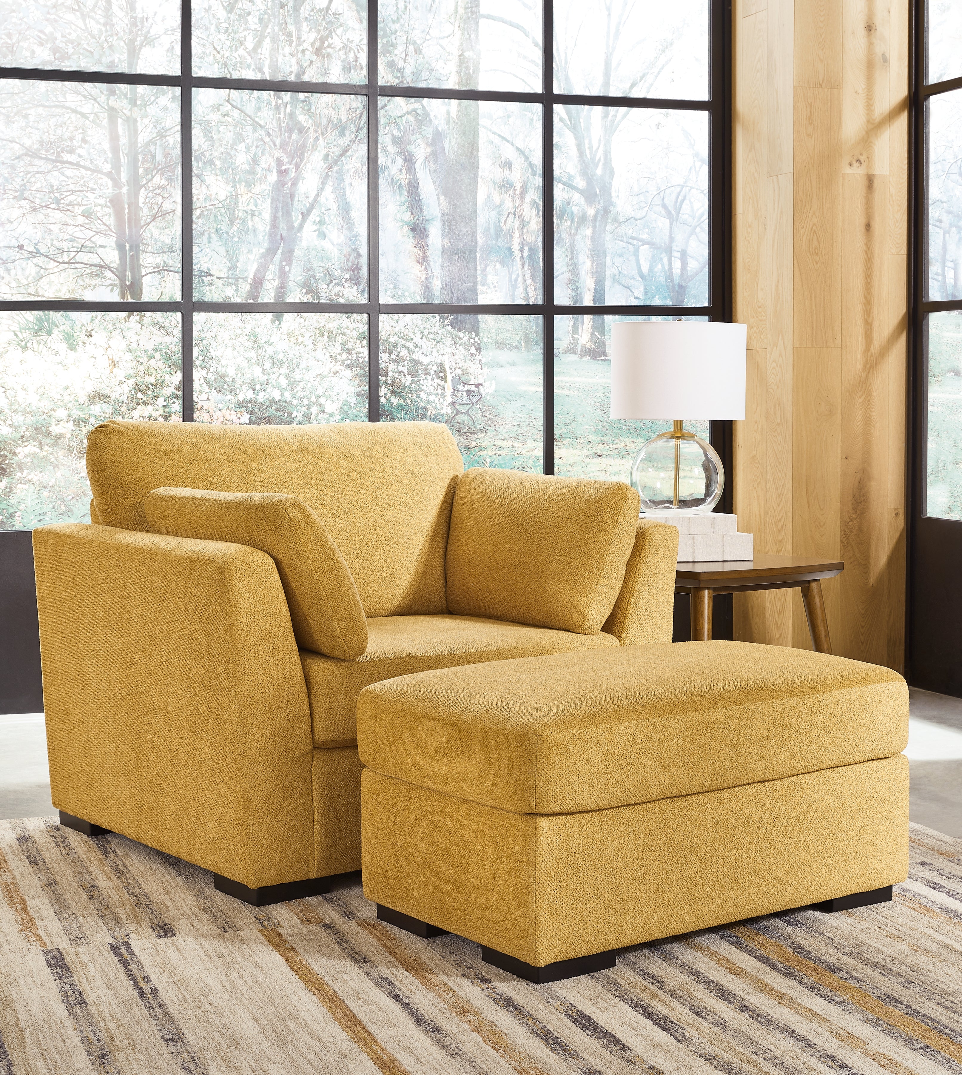 Best Deals Furniture - Ashley Furniture - Keerwick Oversized Chair and Ottoman - Oversized Chair and Ottoman - 67506U2