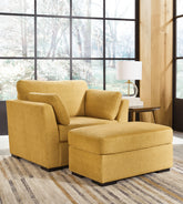 Best Deals Furniture - Ashley Furniture - Keerwick Oversized Chair and Ottoman - Oversized Chair and Ottoman - 67506U2