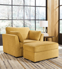 Best Deals Furniture - Ashley Furniture - Keerwick Oversized Chair and Ottoman - Oversized Chair and Ottoman - 67506U2