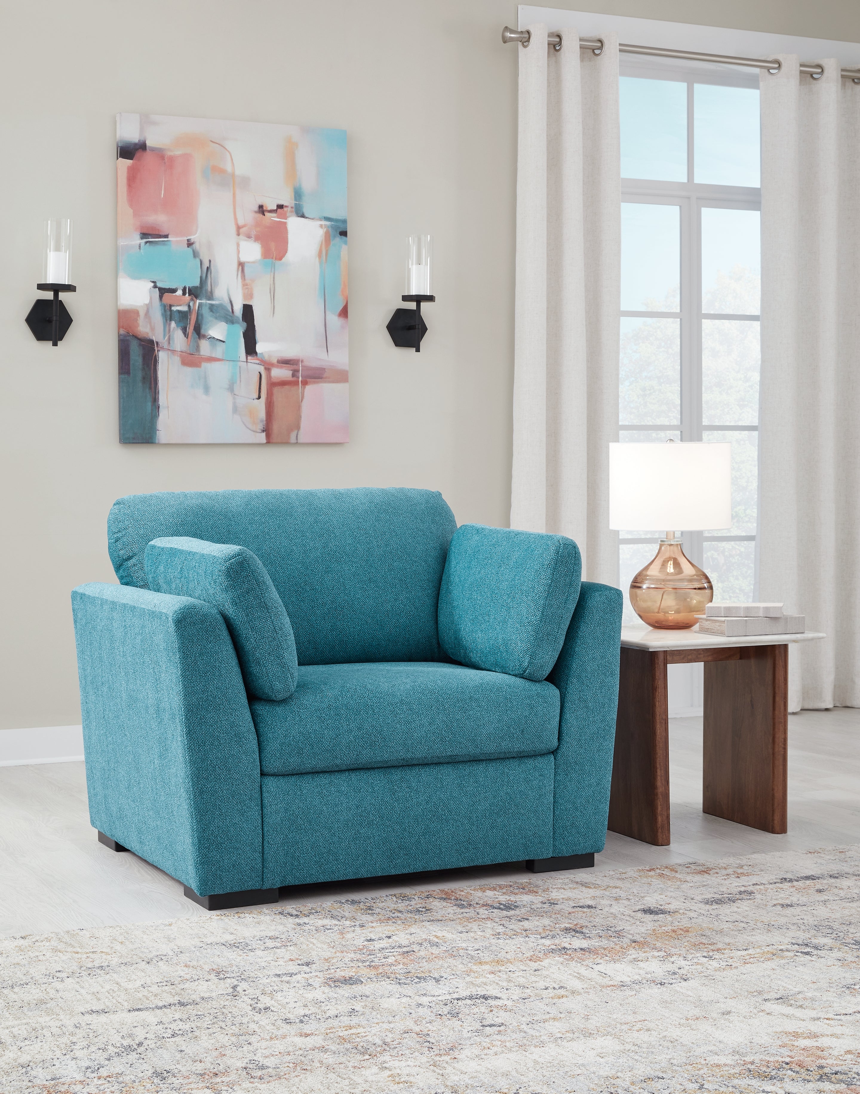 Best Deals Furniture - Ashley Furniture - Keerwick Oversized Chair - Chair and a Half - 6750723