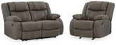 Best Deals Furniture - Ashley Furniture - First Base Reclining Loveseat and Recliner - Reclining Loveseat and Recliner - 68804U4