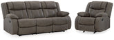 Best Deals Furniture - Ashley Furniture - First Base Reclining Sofa and Recliner - Reclining Sofa and Recliner - 68804U5