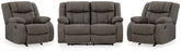 Best Deals Furniture - Ashley Furniture - First Base Reclining Loveseat and 2 Recliners - Reclining Loveseat and 2 Recliners - 68804U3