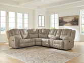 Best Deals Furniture - Ashley Furniture - Pearce-Pike 3-Piece Reclining Sectional with Console - 3-Piece Reclining Sectional with Console - PC69205S2