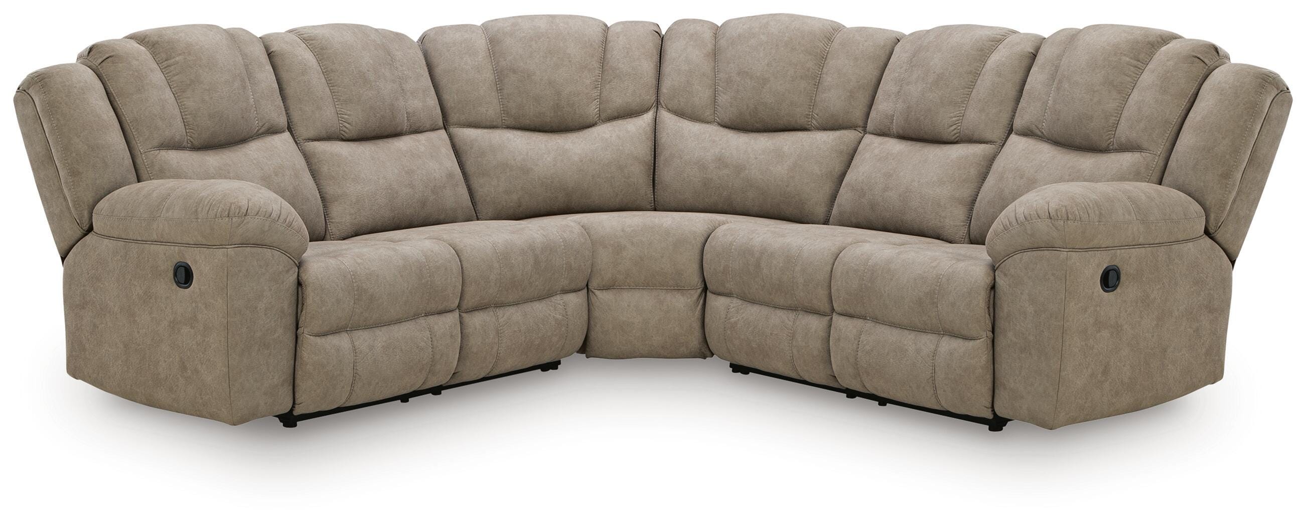Best Deals Furniture - Ashley Furniture - Pearce-Pike 3-Piece Reclining Sectional - 3-Piece Reclining Sectional - PC69205S4