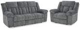 Best Deals Furniture - Ashley Furniture - Tip-Off Power Reclining Sofa and Recliner - Power Reclining Sofa and Recliner - 69304U3