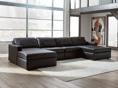 Best Deals Furniture - Ashley Furniture - ModMax II 4-Piece Double Chaise Sectional - RAF 4-Piece Double Chaise Sectional - 74305S19