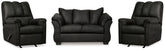 Best Deals Furniture - Ashley Furniture - Darcy Loveseat and 2 Recliners - Loveseat and 2 Recliners - 75008U13