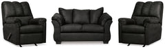 Best Deals Furniture - Ashley Furniture - Darcy Loveseat and 2 Recliners - Loveseat and 2 Recliners - 75008U13