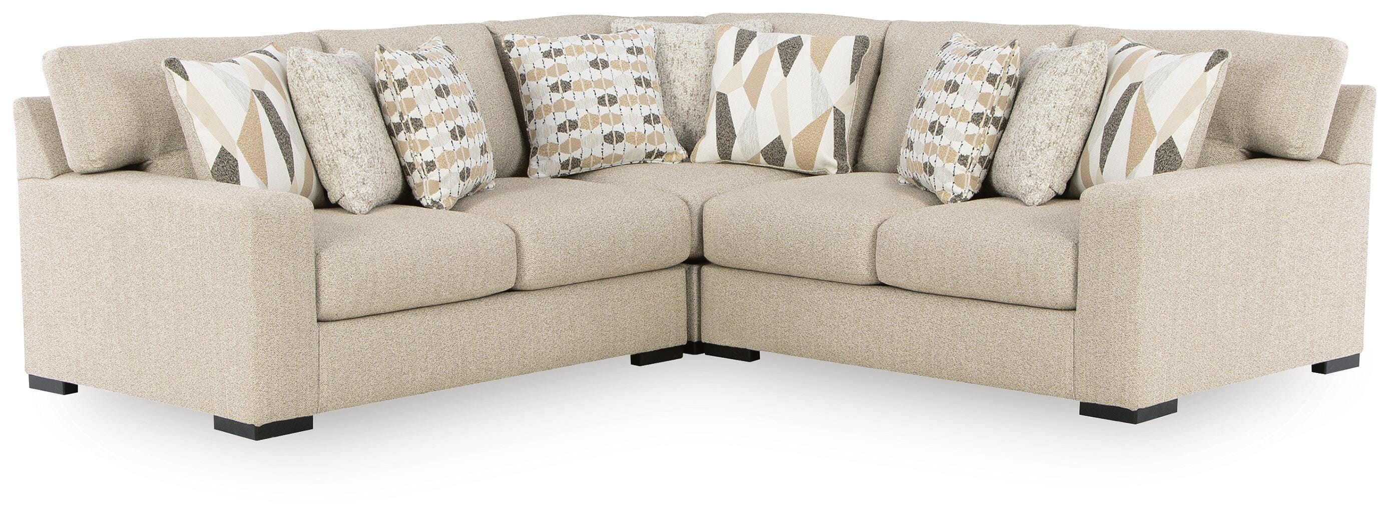 Best Deals Furniture - Ashley Furniture - Laurelgrove 3-Piece Sectional - RAF 3-Piece Sectional - 75105S5