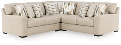 Best Deals Furniture - Ashley Furniture - Laurelgrove 3-Piece Sectional - RAF 3-Piece Sectional - 75105S5