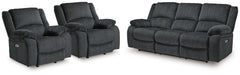 Best Deals Furniture - Ashley Furniture - Draycoll Power Reclining Sofa and 2 Power Recliners - Power Reclining Sofa and 2 Power Recliners - 76504U12