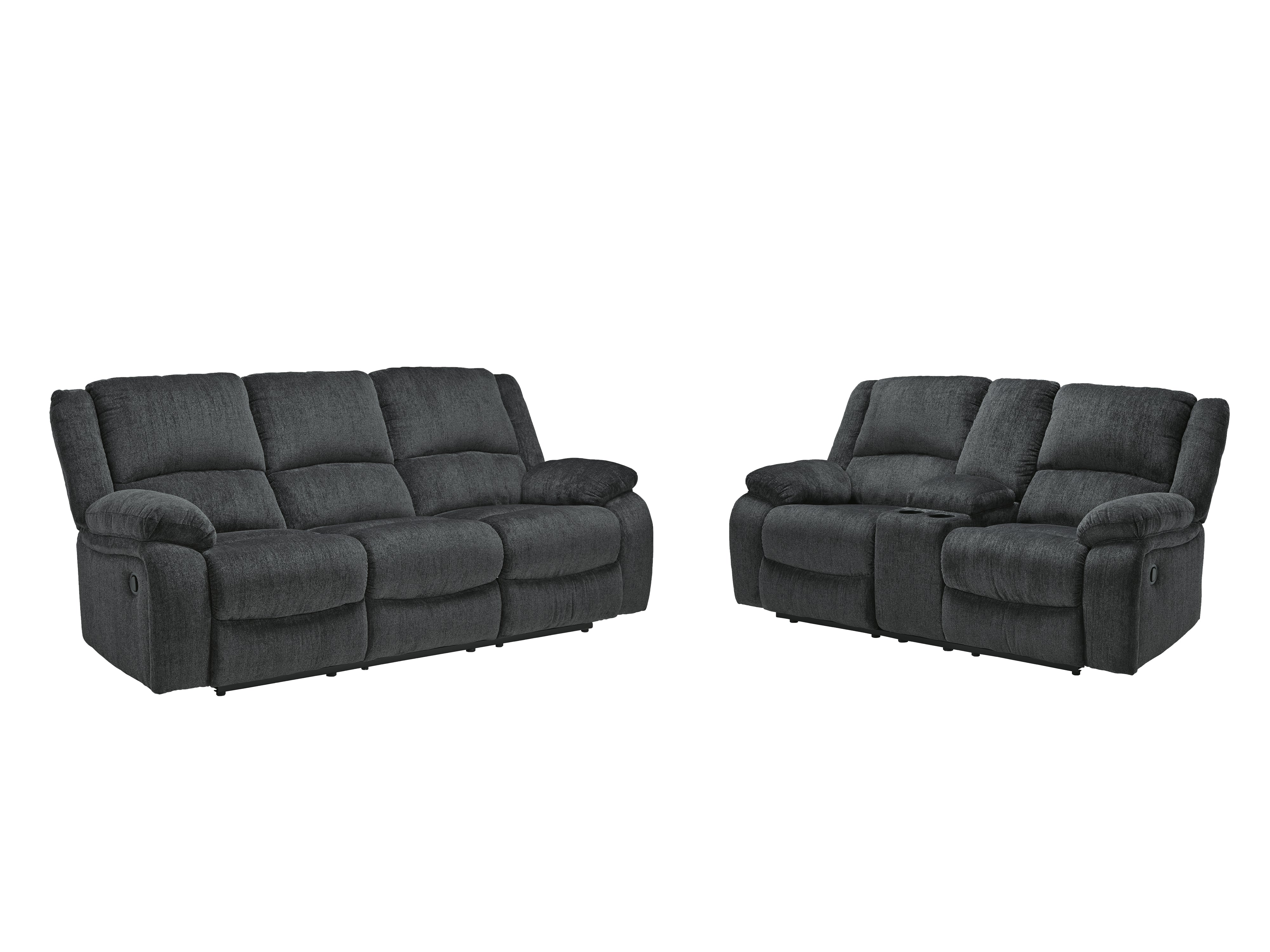 Best Deals Furniture - Ashley Furniture - Draycoll Reclining Sofa and Loveseat - Reclining Sofa and Loveseat - 76504U1