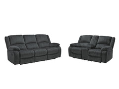 Best Deals Furniture - Ashley Furniture - Draycoll Reclining Sofa and Loveseat - Reclining Sofa and Loveseat - 76504U1