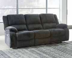 Draycoll Power Reclining Sofa and Loveseat
