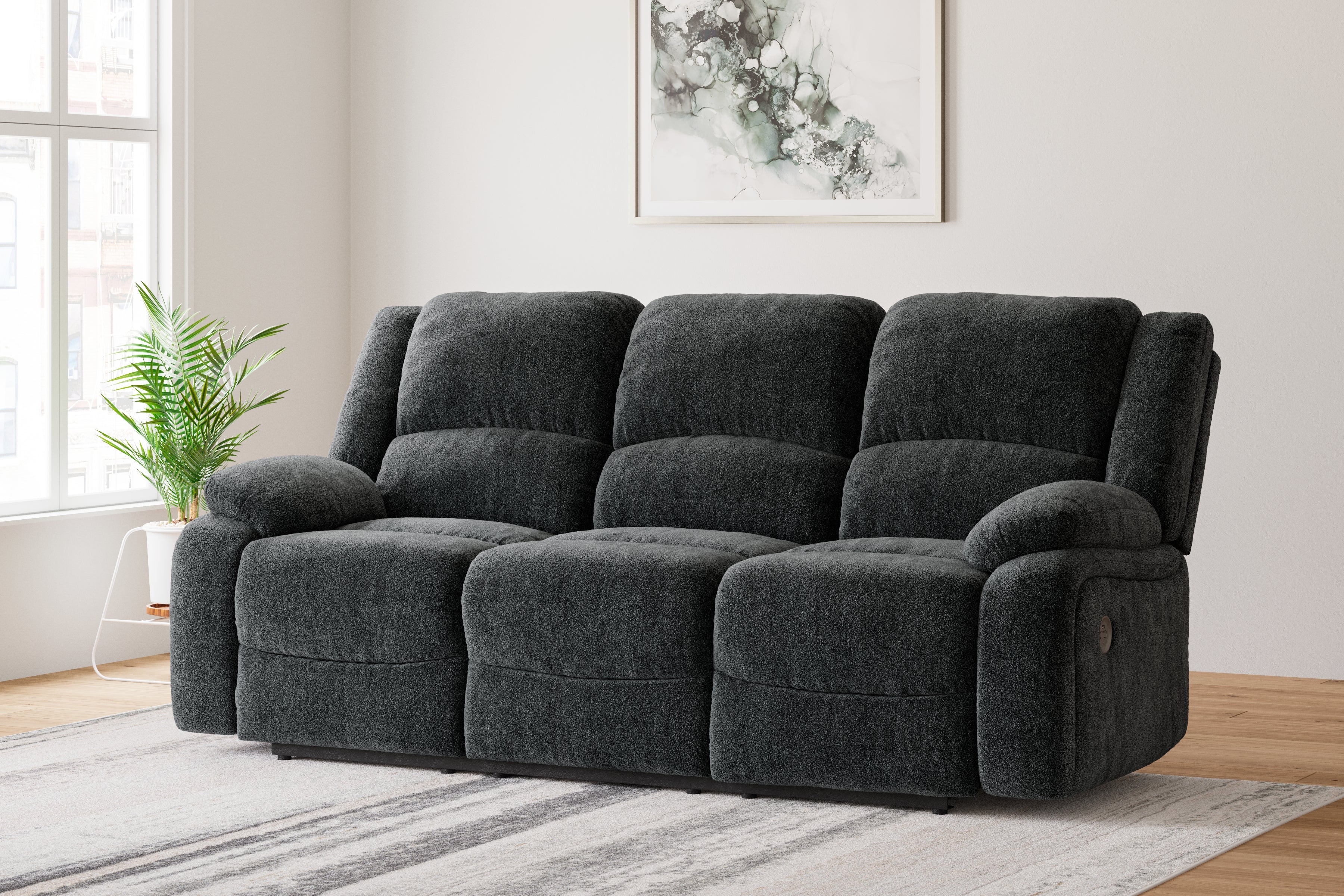 Best Deals Furniture - Ashley Furniture - Draycoll Power Reclining Sofa - Reclining Power Sofa - 7650487
