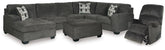 Best Deals Furniture - Ashley Furniture - Ballinasloe 3-Piece Sectional, Recliner and Ottoman - 3-Piece Sectional, Recliner and Ottoman - 80703U2