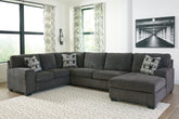 Best Deals Furniture - Ashley Furniture - Ballinasloe 3-Piece Sectional with Chaise - LAF 3-Piece Sectional with Chaise - 80703S2