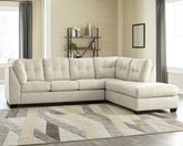 Best Deals Furniture - Ashley Furniture - Falkirk 2-Piece Sectional with Chaise - LAF 2-Piece Sectional with Chaise - 80806S2