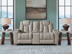 Best Deals Furniture - Ashley Furniture - Elevate Edges Glider Reclining Loveseat with Console - Glider REC Loveseat w/Console - PC8330543