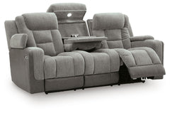 Mixed Motion Power Reclining Sofa