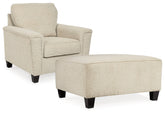 Best Deals Furniture - Ashley Furniture - Abinger Chair and Oversized Ottoman - Chair and Oversized Ottoman - 83904U7