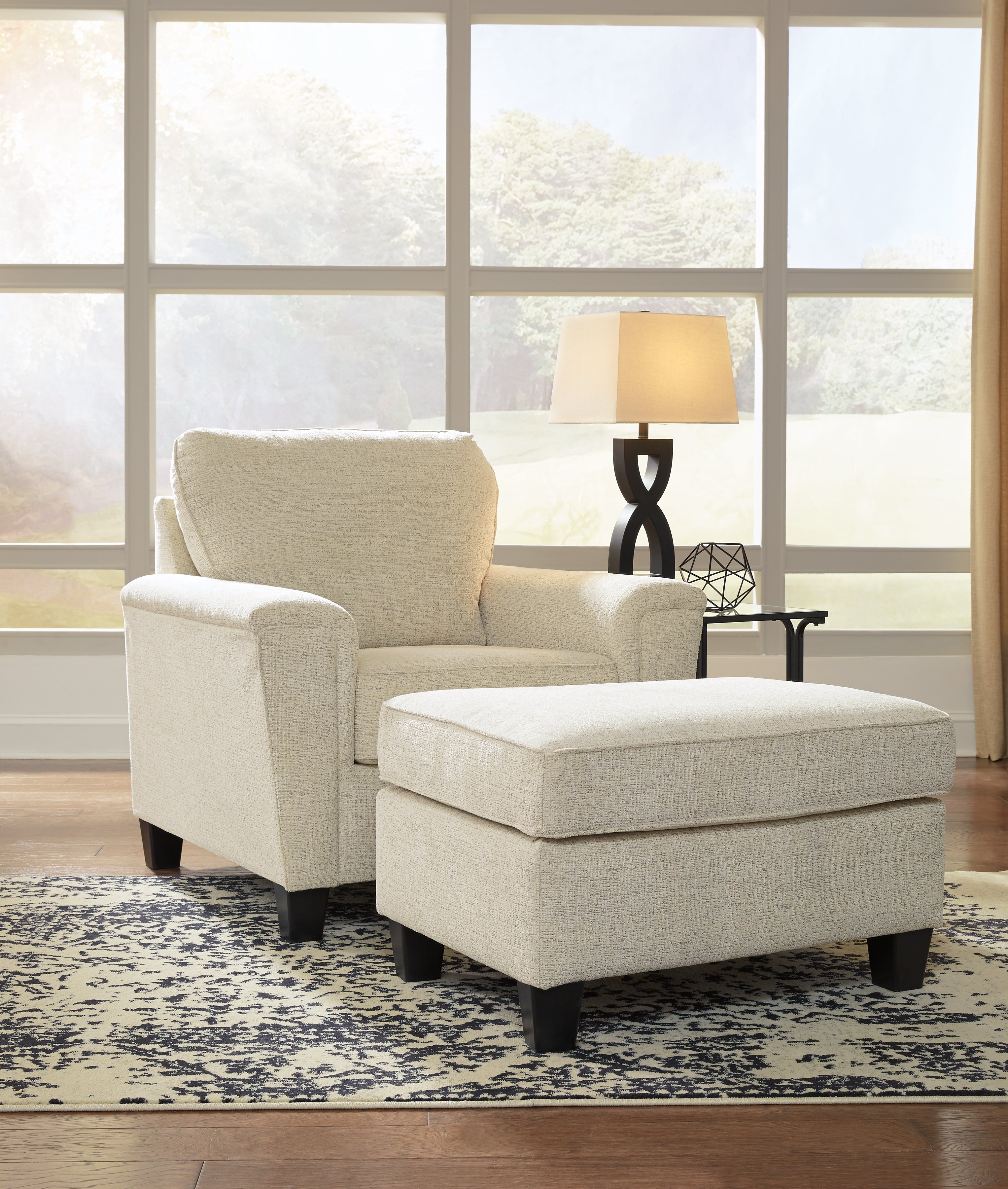 Best Deals Furniture - Ashley Furniture - Abinger Chair and Ottoman - Chair and Ottoman - 83904U4