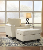 Best Deals Furniture - Ashley Furniture - Abinger Chair and Ottoman - Chair and Ottoman - 83904U4