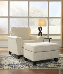 Best Deals Furniture - Ashley Furniture - Abinger Chair and Ottoman - Chair and Ottoman - 83904U4