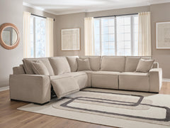 Best Deals Furniture - Ashley Furniture - Carceri 5-Piece Power Sectional Reclining Sofa - 5-Piece Power Sectional Reclining Sofa - 87003S4