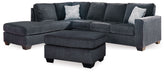 Best Deals Furniture - Ashley Furniture - Altari 2-Piece Sectional with Chaise and Ottoman - 2-Piece Sectional with Chaise and Ottoman - 87213U11