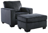 Best Deals Furniture - Ashley Furniture - Altari Chair and Ottoman - Chair and Ottoman - 87213U2