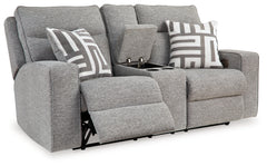 Biscoe Power Reclining Loveseat with Console