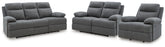 Best Deals Furniture - Ashley Furniture - Side-Swipe Reclining Sofa, Loveseat and Recliner - Reclining Sofa, Loveseat and Recliner - PC91406U2