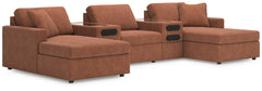 Best Deals Furniture - Ashley Furniture - Modmax 5-Piece Double Chaise with Audio Consoles - RAF 5-Piece Double Chaise with Audio Consoles - 92102S49