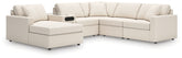 Best Deals Furniture - Ashley Furniture - Modmax 6-Piece Sectional with Audio System and Chaise - RAF 6-Piece Sectional with Audio System and Chaise - 92103S50