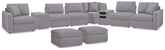 Best Deals Furniture - Ashley Furniture - Modmax 8-Piece Sectional and 2 Ottomans - 8-Piece Sectional and 2 Ottomans - 92104U13