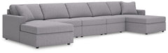 Best Deals Furniture - Ashley Furniture - Modmax 5-Piece Double Chaise Sectional - 5-Piece Double Chaise Sectional - 92104S125